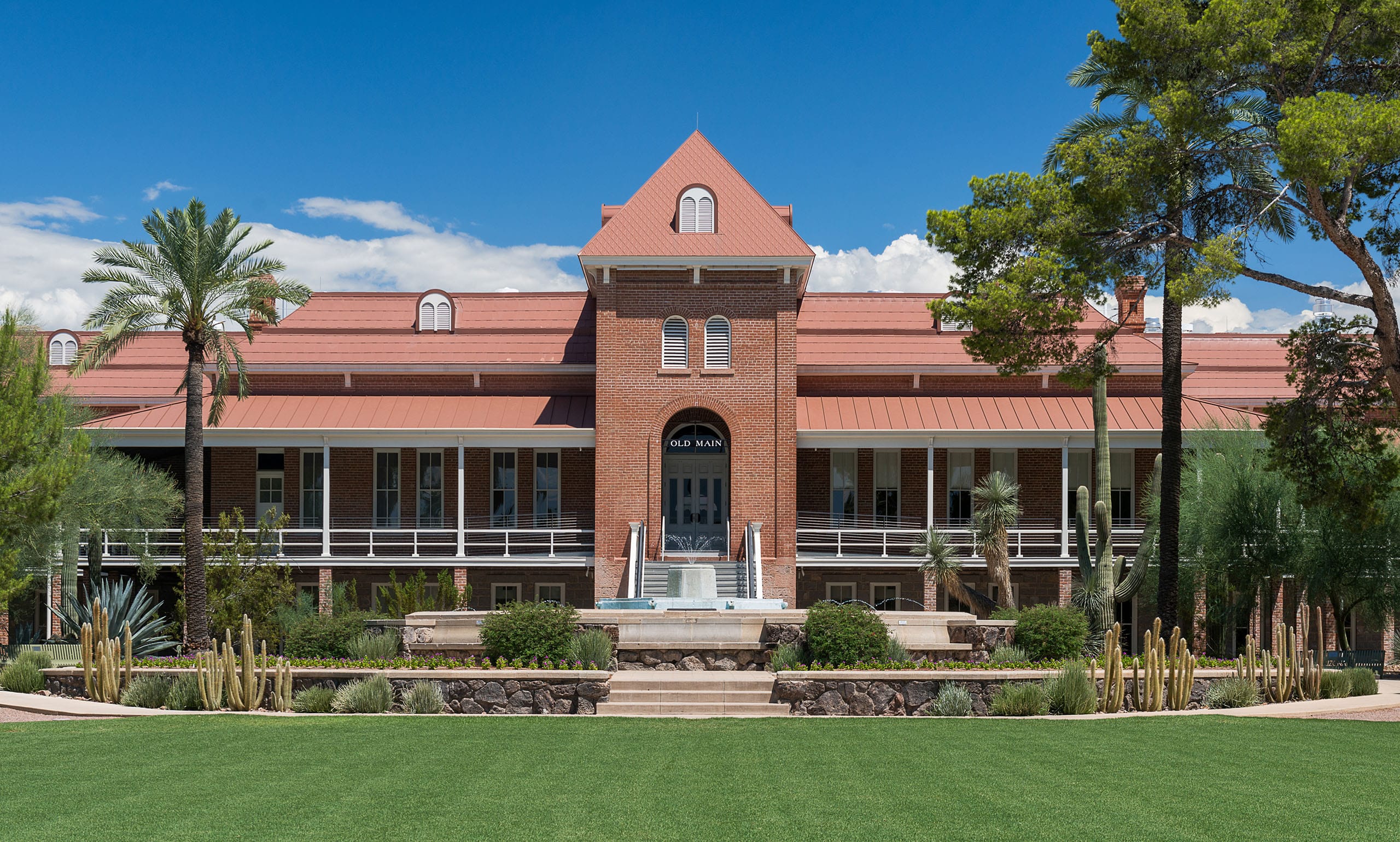 Old Main building at the University of Arizona, Trusting Connections now serving three cities