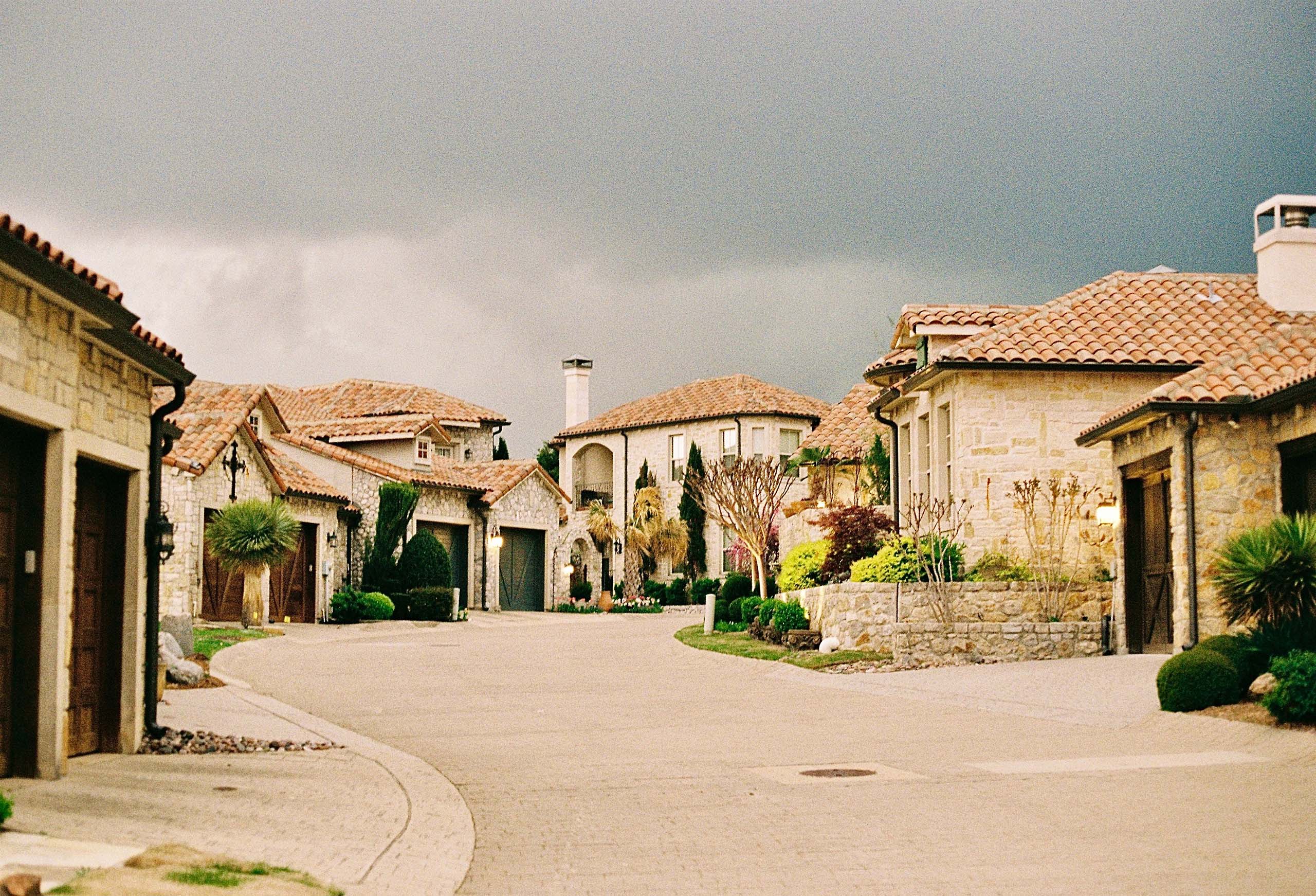 Upscale stone estate homes in Southlake, Texas, part of the Dallas Fort Worth families served by nanny placement services